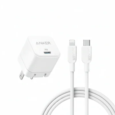 Anker 20W Fast Charger with Type-C to Lightning Cable