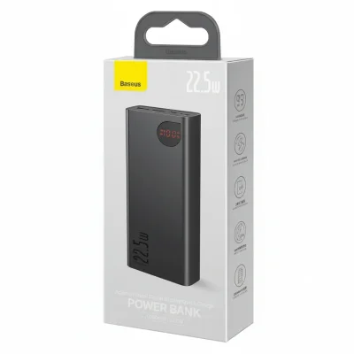 Baseus PPADM20S 20000mah Adaman Metal Fast Charging Power Bank Black (22.5W)